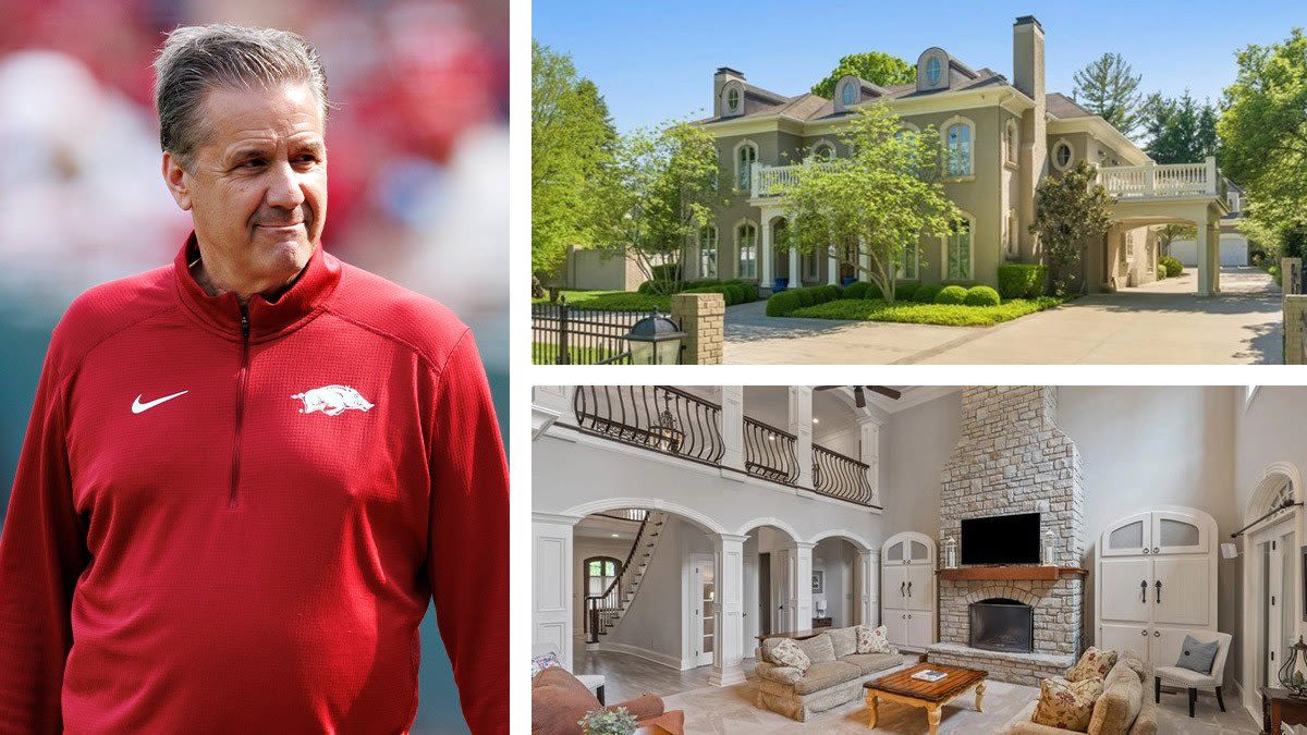 Former Kentucky Basketball Coach John Calipari's Lexington Mansion Lands on the Market for $4M