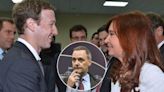 El papelón de Manuel Adorni sobre la reunión de Mark Zuckerberg con Cristina Kirchner