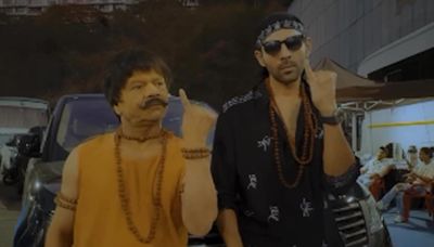 Kartik Aaryan, Rajpal Yadav promote ’Chandu Champion’ in ’Bhool Bhulaiyaa 3’ style