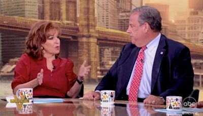 Joy Behar tells Chris Christie to 'shut up' for failing to explicitly say he'll vote for Harris