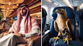 Príncipe de Arabia Saudita compra 80 boletos de avión para sus halcones: imagen se vuelve viral