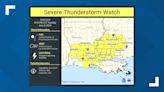 'Severe Thunderstorm Watch' issued for parts of Louisiana, Mississippi