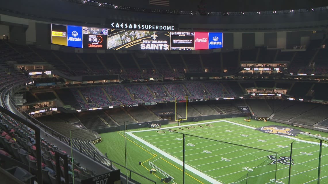 2 High School Football games moved to the Superdome due to weather impact