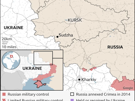 Russia struggles to repel deep incursion by Ukraine