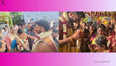 KKR’s Venkatesh Iyer ties the knot with Shruti Raghunathan, wedding photos go viral