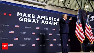 A year jail sentence should be given to anyone who desecrates American flag: Trump - Times of India