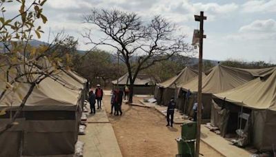 Desmantelamiento de campamento militar en Sudáfrica