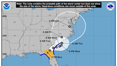 Hurricane Debby expected to bring dark, stormy weekend at Jersey Shore