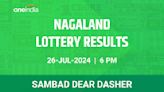 Nagaland Sambad Lottery Dear Dasher Friday Winners, July 26 - Check Results Now!