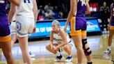 Katie Dinnebier reaches 1,000 career points in Drake women's basketball's victory