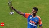 'Hats off to him for... ': Rohit Sharma lauds Hardik Pandya as Wankhede stadium cheers for India allrounder | Cricket News - Times of India