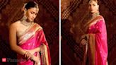 Anant Ambani-Radhika Merchant wedding: Alia Bhatt sizzles in hot-pink 160-year-old saree - The Economic Times