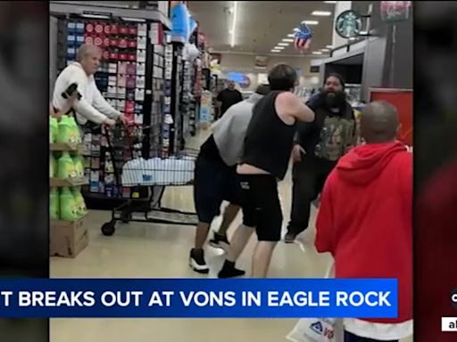 Caught on video: Fight breaks out at Vons in Eagle Rock