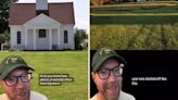 Church unrecognizable in stunning before-and-after photos following lawn transformation project: ‘That’s doing the Lord’s work right there’