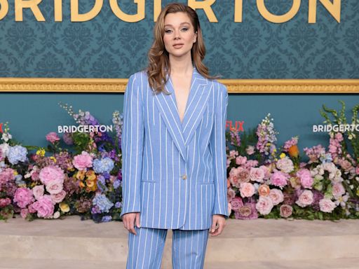 ‘Bridgerton’s’ Claudia Jessie reveals why she wore suit twice during Season 3 press tour