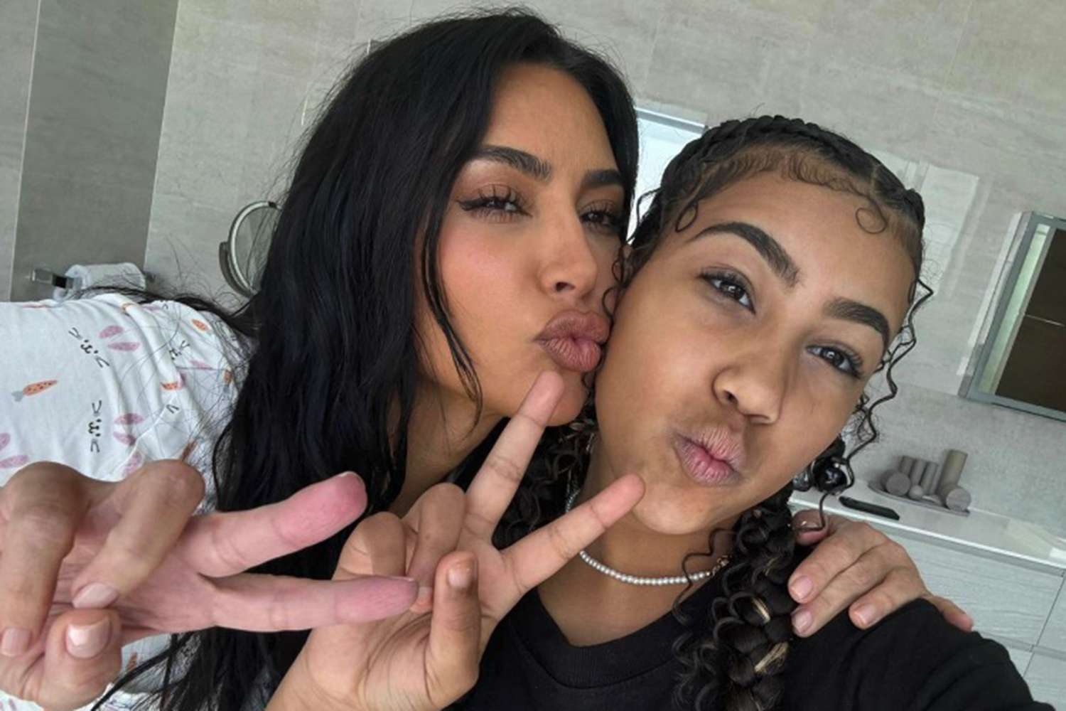 Kim Kardashian Jokes About the 'Ridiculous Dances' Her Daughter North 'Forces' Her to Do on TikTok