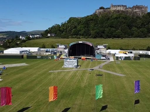 Stirling Summer Sessions: Site map revealed as festival grounds take shape