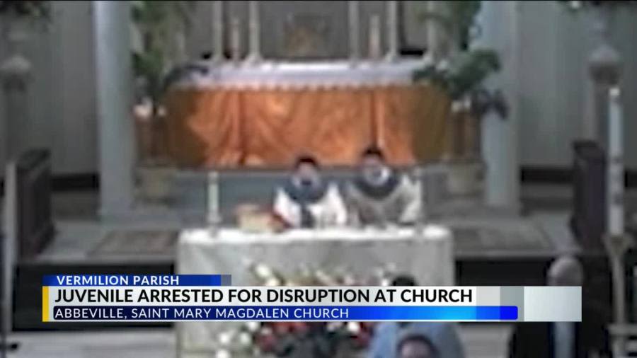 VIDEO: Disruption at Abbeville church ends with teenager in custody