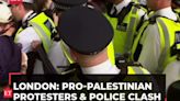 London: Scuffle erupts between police and pro-Palestinian protesters outside UK Foreign Office