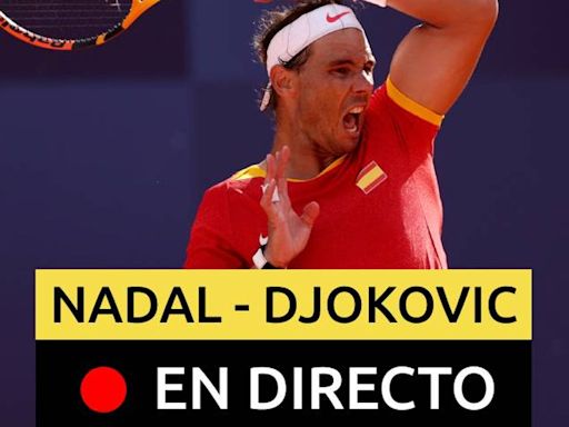 Nadal - Djokovic, en directo: el serbio gana el primer set (6-1) en la segunda ronda de los JJOO