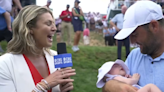 Video: Scottie Scheffler Gets Emotional During Interview With Amanda Balionis