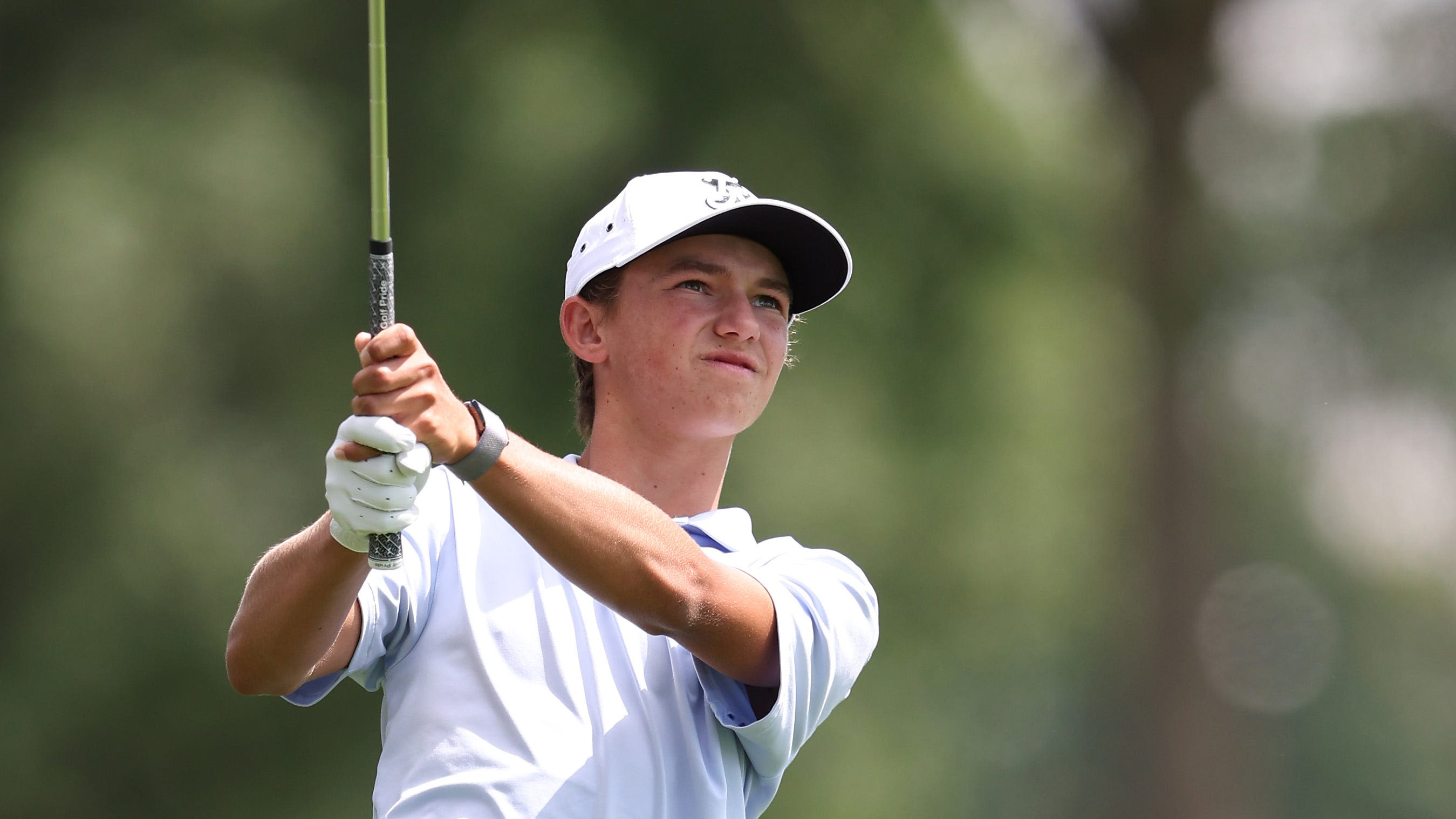 Miles Russell, 15, may not be the next Tiger, but he got Rocket Mortgage Classic's support