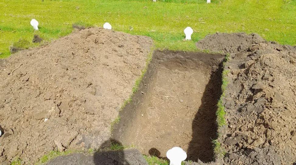 Unauthorised grave prompts police investigation