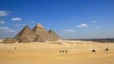 Dozens of Egyptian pyramids, some in Giza, sat along a branch of the Nile, study says