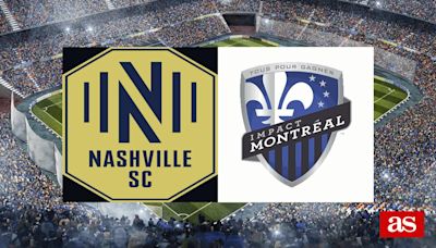 Nashville SC vs Montreal Impact: estadísticas previas y datos en directo | MLS - Liga USA 2024