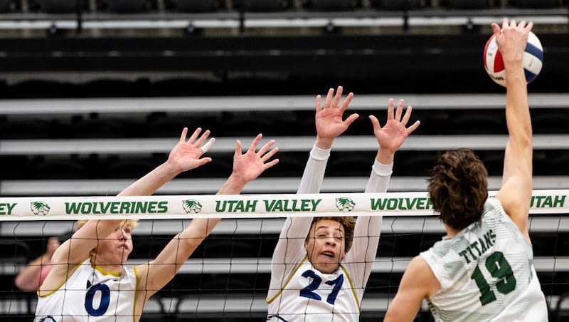 High school boys volleyball: 5A state tournament Day 1 recap, Maple Mountain, Spanish Fork, Olympus, Bountiful advance to semifinals