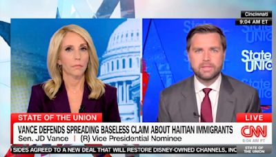 CNN’s Dana Bash Shuts Down JD Vance’s Migrant-Pets Claim in Blistering Fact-Check