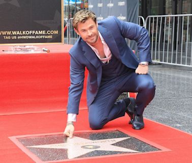 Ein Stern für den "zweitbesten Chris": Kollegen feiern Chris Hemsworth