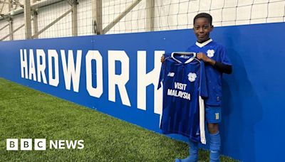 Bristol boy, 8, signs for Cardiff City's academy