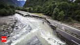 2 killed, 1 missing after torrential rains trigger landslide in Switzerland - Times of India