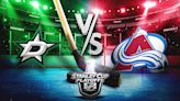 Stars vs. Avalanche Game 3 prediction, odds, pick