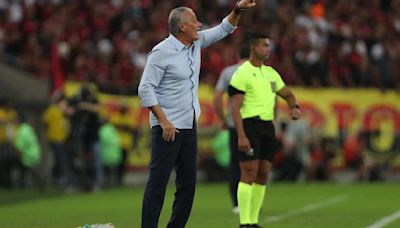 Tite, do Flamengo, sobre pênalti não marcado: 'O David teve a movimentação impedida'