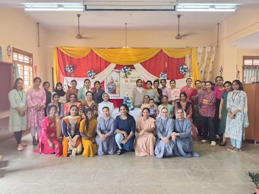 Mangaluru: St Anna's birth anniversary celebrated at St Ann's Community College