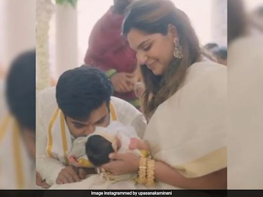 Ram Charan's Wife Upasana Shares Video From Klin Kaara's Naming Ceremony On Her First Birthday. Watch