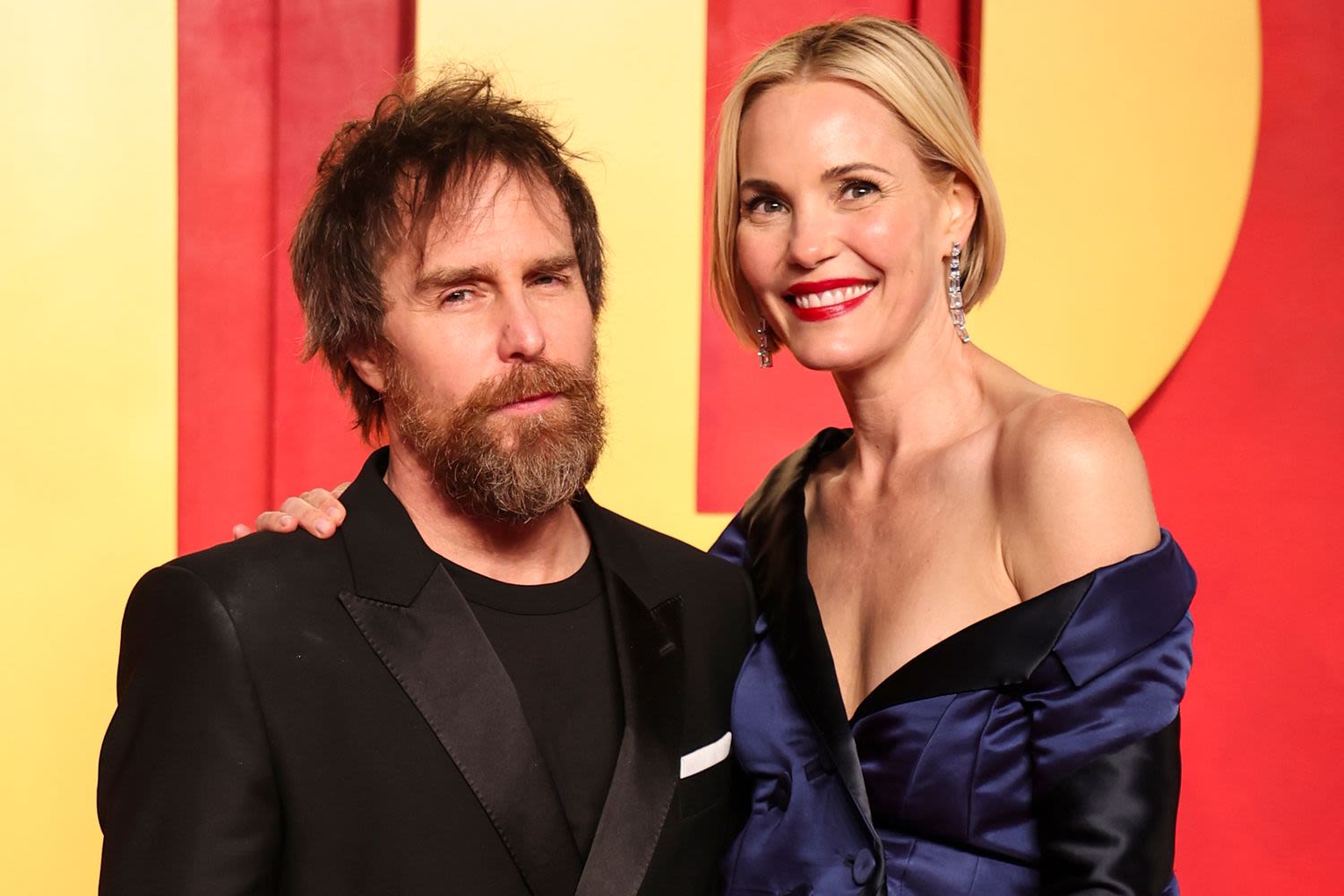 Leslie Bibb Watched Partner Sam Rockwell 'Twirl Madonna Around Like a Dreidel' Dancing at 'Epic' Party