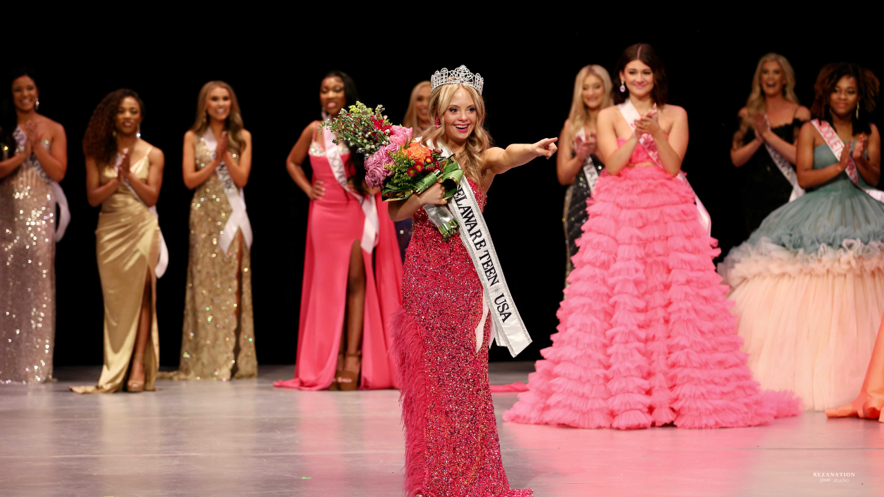 Contestant makes history as first Miss Delaware Teen USA with Down syndrome