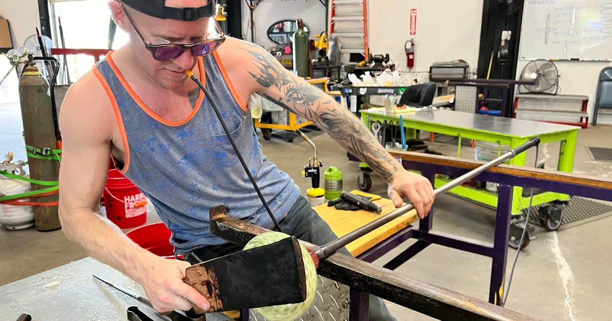 New glass blowing studio, gallery opens in Dayton; grand opening this weekend