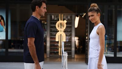 Zendaya Challenges Federer to an Air Tennis Match in On's Ad