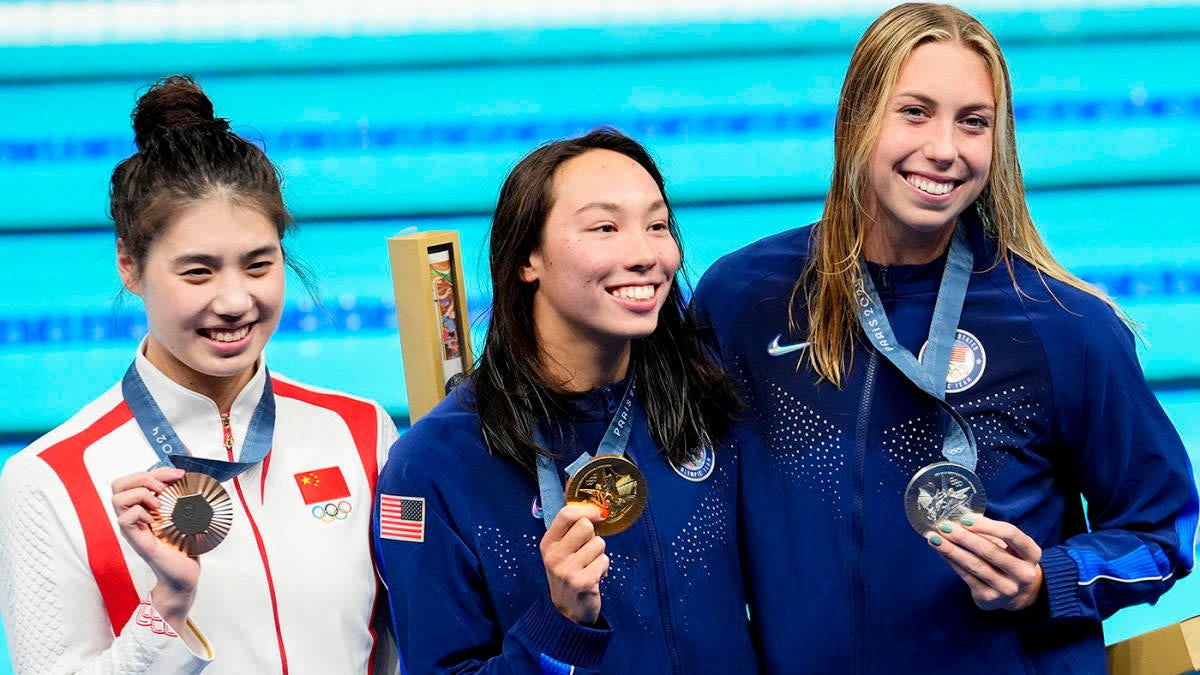 2024 Olympics: Torri Huske's gold medal, 1-2 finish highlights Team USA's Sunday in Swimming