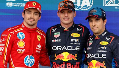 Belgian GP: Max Verstappen fastest but Charles Leclerc takes shock pole at Spa-Francorchamps from Sergio Perez