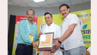 Upendrra Rai, CMD and Editor-in-Chief of Bharat Express, Honored at Bharatiya Patrakarita Mahotsav; Emphasizes Empowering Children and Harnessing...