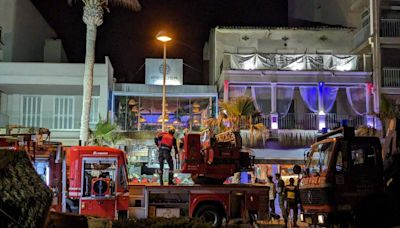 Al menos cuatro muertos y más de una veintena de heridos tras desplomarse un restaurante en la Playa de Palma