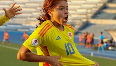 Ella es Gabriela Rodríguez, la delantera colombiana goleadora del Sudamericano Femenino sub-20