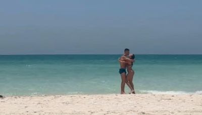Cristiano Ronaldo y Georgina demuestran su amor a los pies del mar: “Paraíso contigo”