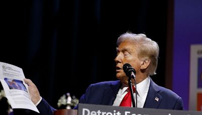 Donald Trump insults Detroit while campaigning in Detroit