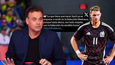 VIDEO: David Faitelson revienta a Santiago Giménez